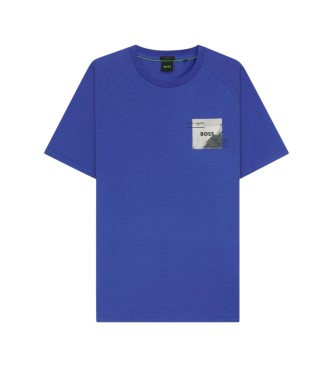 BOSS Relaxed Fit T-Shirt blau