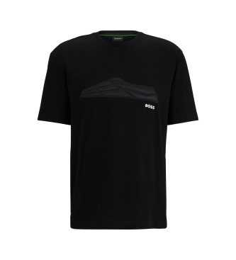 BOSS Koszulka Titanium w kolorze czarnym