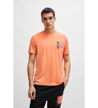 BOSS T-shirt de saison orange