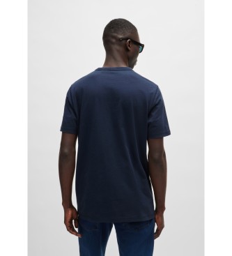 BOSS T-shirt Tegood azul-marinho