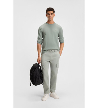 BOSS T-shirt verde Tempesto