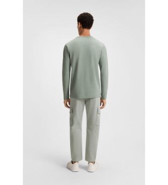 BOSS T-shirt verde Tempesto