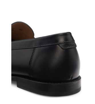 BOSS Scarpe in pelle nera Tevan