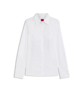 HUGO Camisa de malha branca