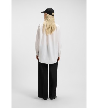 HUGO Oversize majica bela
