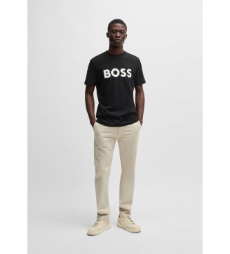 BOSS Majica Thinking T-shirt črna