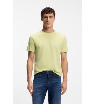 BOSS Beige Logo Knitted T-shirt