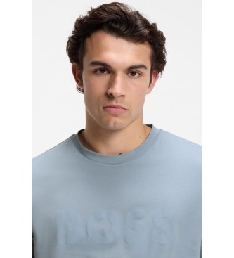 BOSS Light blue Logo T-shirt