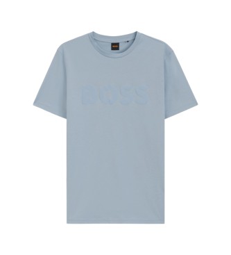 BOSS Light blue Logo T-shirt