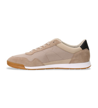 BOSS Tytanowo-beżowe buty sportowe