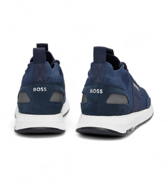 BOSS Trenerji Titanium navy