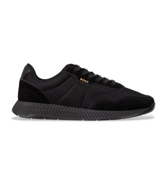 BOSS Sneakers nere in titanio