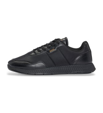 BOSS TTNM EVO Sneakers med rfflad sula Svart