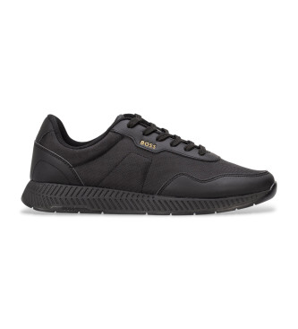 BOSS Sapatos Titanium Runn preto
