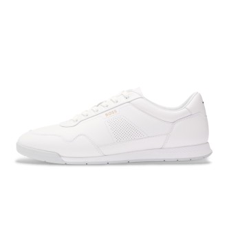 BOSS Buty skórzane Titanium białe