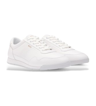 BOSS Buty skórzane Titanium białe