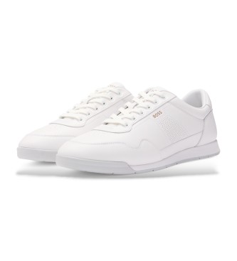 BOSS Buty skórzane Titanium białe