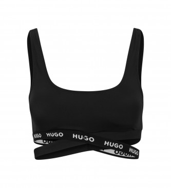 HUGO Sport Top Tape Marke schwarz