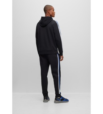 BOSS Chndal Regular Fit con Cinta de Rayas negro