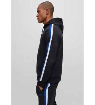 BOSS Chndal Regular Fit con Cinta de Rayas negro