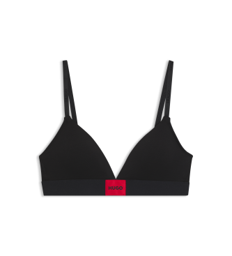 HUGO Sujetador Triangle Red Label negro