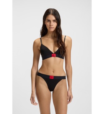 HUGO Sujetador Triangle Red Label negro