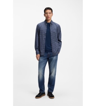 BOSS Jeans Troy niebieski