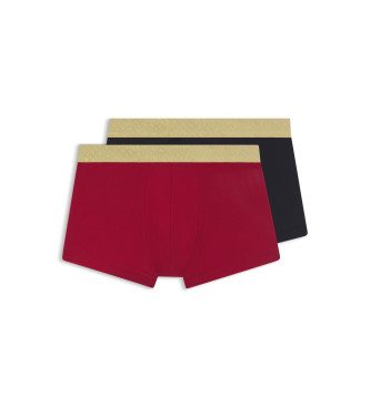 BOSS Set 3 Bxers Gold Mono G rojo