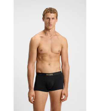 BOSS Set 3 Boxers Goud Logo 
