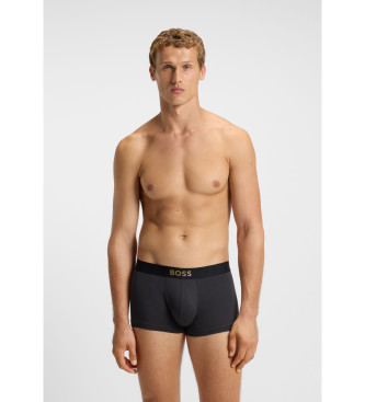 BOSS Set 3 Boxers Goud Logo 