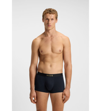 BOSS Set 3 Boxers Goud Logo 