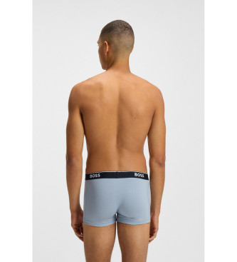 BOSS Confezione da 3 Power Boxer blu, nero