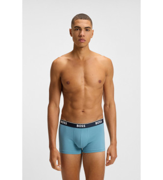 BOSS Confezione da 3 Power Boxer blu, nero