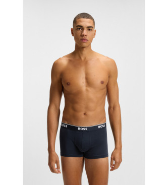 BOSS Confezione da 3 Power Boxer blu, nero