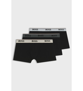 BOSS Conjunto de trs boxers Power 967 preto