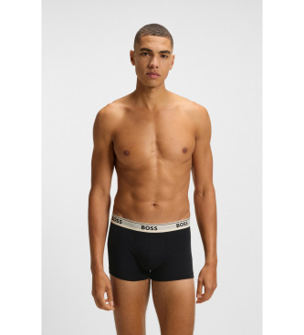 BOSS Conjunto de trs boxers Power 967 preto