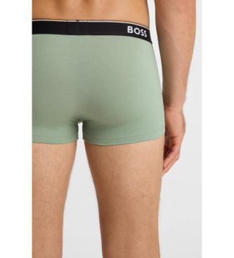 BOSS Set di tre boxer Power multicolori