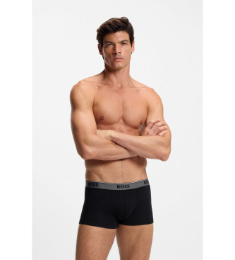 BOSS Set di tre boxer neri Power