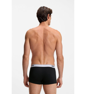 BOSS Set di tre boxer neri Power