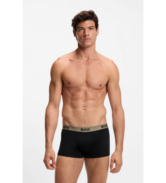 BOSS Set di tre boxer neri Power