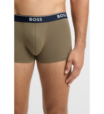 BOSS Set 3 Boxers Power zwart, groen, blauw