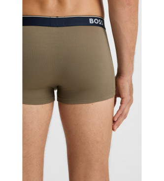 BOSS Set 3 Boxers Power zwart, groen, blauw