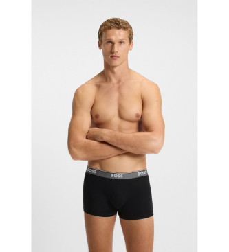 BOSS Boxers Trunk 3P Power Desig 060 cinzento