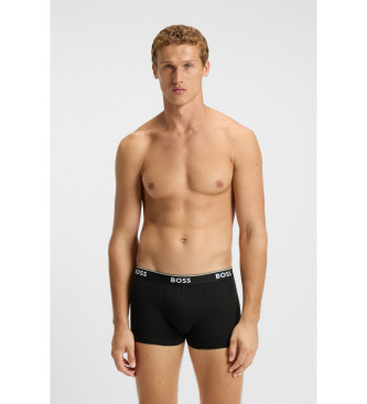 BOSS S�t med 3 Power Design-boksershorts, sort, brun