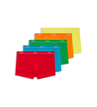 BOSS Confezione da 5 boxer essenziali multicolori 