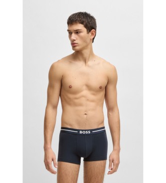 BOSS 3er-Set mehrfarbige Logo-Boxershorts mit Bund