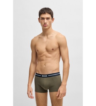 BOSS 3er-Set mehrfarbige Logo-Boxershorts mit Bund