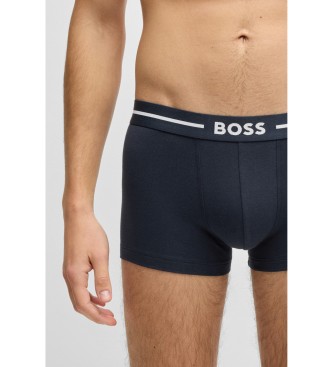 BOSS 3er-Set mehrfarbige Logo-Boxershorts mit Bund