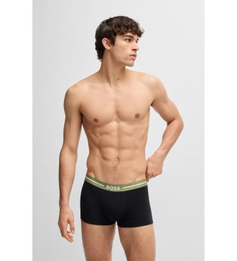 BOSS 3er-Set mehrfarbige Logo-Boxershorts mit Bund