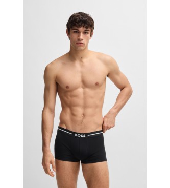 BOSS 3er-Set mehrfarbige Logo-Boxershorts mit Bund